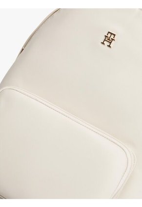 Morral Beige Con Monograma TH Tommy Hilfiger