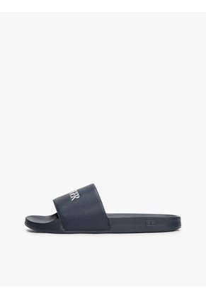 Sandalias Azul Con Logo En Relieve Tommy Hilfiger