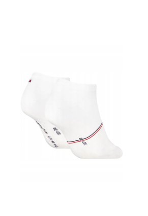 Pack Blanco De 2 Medias Sneaker Para Mujer Con Diseño Mesh Tommy Hilfiger