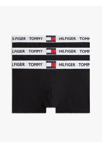 Pack Negro De 3 Calzoncillos Trunk Heritage Tommy Hilfiger