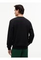 Saco Negro De Cuello Redondo Con Logo Script Tommy Hilfiger de Tommy Hilfiger