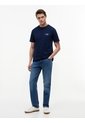Camiseta Azul De Punto Con Logo Tommy Hilfiger de Tommy Hilfiger