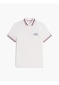 Polo Blanco De Corte Regular Con Logo Tommy Hilfiger de Tommy Hilfiger