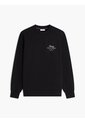 Saco Negro De Cuello Redondo Con Logo Script Tommy Hilfiger de Tommy Hilfiger