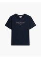 Camiseta Azul De Cuello Redondo Con Corte Regular Tommy Hilfiger de Tommy Hilfiger
