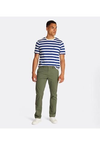 Pantalón Verde Chino Denton Con Pierna Recta Tommy Hilfiger Tommy Hilfiger