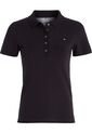 Polo Negro De Corte Slim Con Tejido Pique Tommy Hilfiger de Tommy Hilfiger