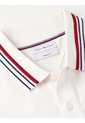Polo Blanco De Corte Regular Con Logo Tommy Hilfiger de Tommy Hilfiger