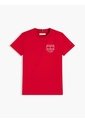 Camiseta Roja De Punto Con Contorno Del Logo Tommy Hilfiger de Tommy Hilfiger
