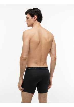 Pack Negro De 3 Boxer Brief Con Inscripción Tommy Hilfiger