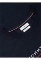 Camiseta Azul De Cuello Redondo Con Corte Regular Tommy Hilfiger de Tommy Hilfiger