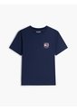 Camiseta Azul De Corte Regular Con Logo Box Flag Tommy Hilfiger de Tommy Hilfiger