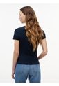 Camiseta Multicolor Slim De Punto Con Logo Tommy Jeans de Tommy Hilfiger