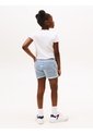 Camiseta Blanca Essential Acanalada Con Volantes Tommy Hilfiger de Tommy Hilfiger