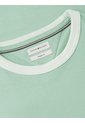 Camiseta Verde De Punto Con Cuello De Malla Tommy Hilfiger de Tommy Hilfiger