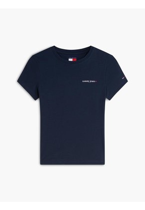 Camiseta Multicolor Slim De Punto Con Logo Tommy Jeans