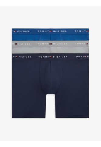 Pack Azul De 3 Bóxer Long Brief Con Inscripción Tommy Hilfiger Tommy Hilfiger
