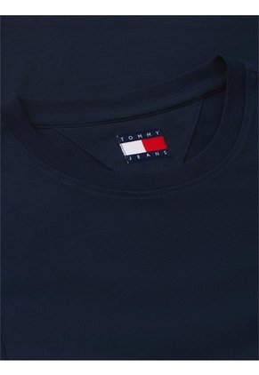 Camiseta Multicolor Slim De Punto Con Logo Tommy Jeans