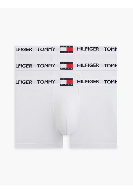 Pack Blanco De 3 Calzoncillos Trunk Heritage Tommy Hilfiger