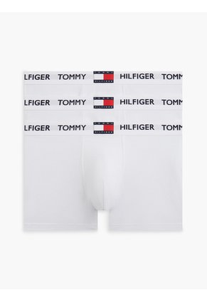 Pack Blanco De 3 Calzoncillos Trunk Heritage Tommy Hilfiger