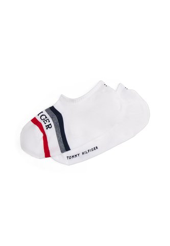 Pack Blanco De 2 Medias Footie Tommy Hilfiger Con Tab Hilfiger Tommy Hilfiger Tommy Hilfiger