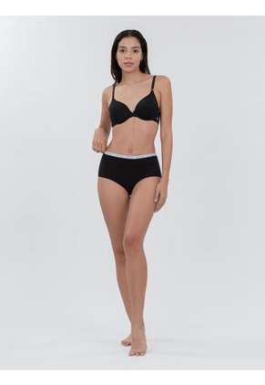 Brief Negro Clásico Con Logo En La Cintura Tommy Hilfiger