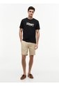 Camiseta Negra De Punto Con Logo Gráfico Tommy Hilfiger de Tommy Hilfiger