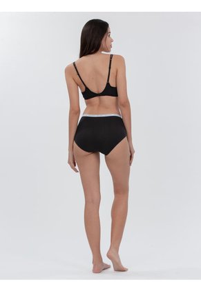 Brief Negro Clásico Con Logo En La Cintura Tommy Hilfiger