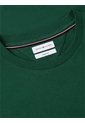 Camiseta Verde De Cuello Redondo Con Logo Bordado Tommy Hilfiger de Tommy Hilfiger