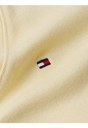 Camiseta Amarilla Con Cuello En V Tommy Hilfiger
