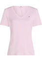 Camiseta Rosada Con Cuello En V Tommy Hilfiger de Tommy Hilfiger