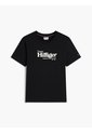 Camiseta Negra De Punto Con Logo Gráfico Tommy Hilfiger de Tommy Hilfiger