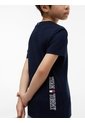 Camiseta Multicolor Manga Corta Con Logo Gráfico Estampado En El Lateral Tommy Hilfiger de Tommy Hilfiger