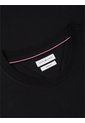 Camiseta Negra De Punto Con Logo Gráfico Tommy Hilfiger de Tommy Hilfiger