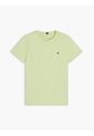 Camiseta Verde De Punto Con Logo Bordado Tommy Hilfiger de Tommy Hilfiger