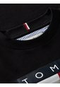 Camiseta Negra De Punto Heritage Con Logo Tommy Hilfiger de Tommy Hilfiger
