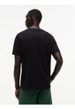 Camiseta Negra De Cuello Redondo De Punto Con Logo Tommy Hilfiger de Tommy Hilfiger