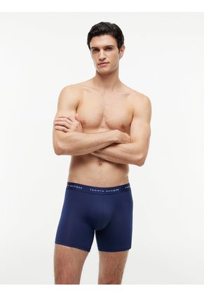 Pack Multicolor De 3 Boxer Brief Con Inscripción Tommy Hilfiger