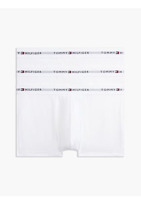 Pack Blanco De 3 Calzoncillos Trunk Signature Tommy Hilfiger