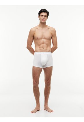 Pack Blanco De 3 Calzoncillos Trunk Signature Tommy Hilfiger