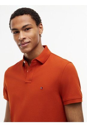 Polo Naranja 1985 De Corte Regular Tommy Hilfiger