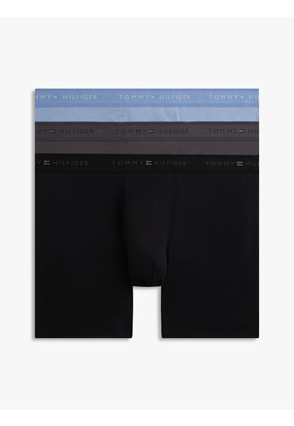 Pack Multicolor De 3 Bóxer Brief Con Logo Tommy Hilfiger