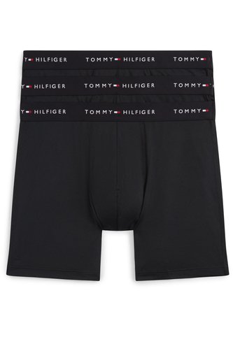 Pack Negro De 3 Bóxer Long Brief Con Inscripción Tommy Hilfiger Tommy Hilfiger