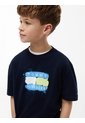 Camiseta Multicolor Manga Corta Con Logo Gráfico Estampado En El Pecho Tommy Hilfiger de Tommy Hilfiger