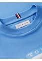 Camiseta Celeste Manga Corta Con Logo Gráfico Estampado En El Pecho Tommy Hilfiger de Tommy Hilfiger