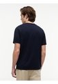 Camiseta Azul De Cuello Redondo De Punto Con Logo Tommy Hilfiger de Tommy Hilfiger