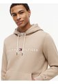 Buzo Khaki Con Capota Y Logo Bordado Tommy Hilfiger de Tommy Hilfiger