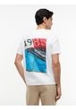 Camiseta Blanca De Punto Con Logo Tommy Hilfiger de Tommy Hilfiger