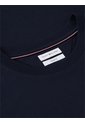 Camiseta Azul De Cuello Redondo De Punto Con Logo Tommy Hilfiger de Tommy Hilfiger