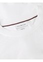 Camiseta Blanca De Punto Con Logo Tommy Hilfiger de Tommy Hilfiger